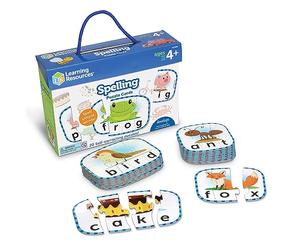 Learning Resources Aprender ortografía, preparación para Preescolar, puzles con autocorrección, para niños de 4+ años (0), LER6086