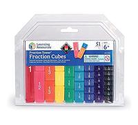 Learning Resources ® Cubo apilable Fraction Tower Fraction Cubes