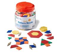 Learning Resources Bloques geométricos de plástico de 0,5 cm