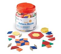 Learning Resources Bloques geométricos de plástico de 0,5 cm