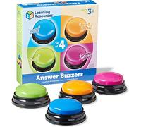 Learning Resources LER3774 Botones de Respuesta, Color Surtido, 4 Unidades