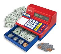 Learning Resources Caja registradora calculadora con Dinero del Reino Unido de Juguete Pretend & Play