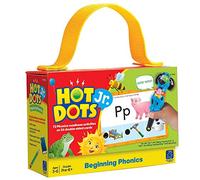 Learning Resources Card Set Hot Dots Jr. Beginning Phonics-Juego de Tarjetas Flash, Multicolor (2352)