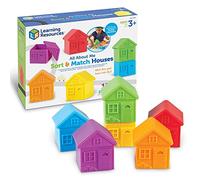 Learning Resources Casas para clasificar y relacionar All About, Desarrollo socioemocional, Montessori, 3 años