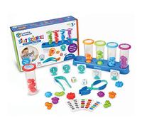 Set para clasificar y desarrollar la motricidad Fina para científicos Chiflados de Learning Resources, Juguetes de Stem para niños, Juguete didáctico, motricidad de Preescolar, 55 Piezas, 3+ años