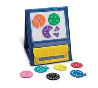 Learning Resources Círculos fraccionarios magnéticos de Espuma de Doble Cara para explicaciones, 6+ años, 51 Piezas, recursos de matemáticas para el Aula
