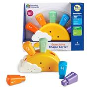 Learning Resources - Clasificador de Formas Sol - Motricidad Fina y Reconocimiento de Colores - 7 Piezas