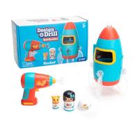 Learning Resources Cohete con figuras atornillables Bolt Buddies de Design & Drill, juguete de construcción para desarrollar la motricidad fina