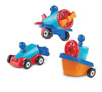 Learning Resources Construye un Coche-avión-Barca 1-2-3 Build it