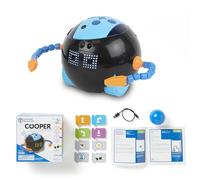 Learning Resources Cooper - Robot Stem Infantil - Programación sin Pantallas - Desde 5 Años - USB Recargable - Actividades de Codificación para Casa y Aula