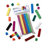 Learning Resources LER7584 Cubos encajables Snap Cubes, Multicolor, Set de 100