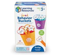 Learning Resources Cubos para Aprender a comportarse de Forma Positiva, el Desarrollo Socio-Emocional, Juguete de Preescolar, niños de 3+ años