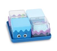 Learning Resources Set de 4 Cubos sensoriales antiestrés para Relajarse, 3+, Juguetes para niños para Clase, 4 Formas de Relajarse para rincones de relajación, de Aprendizaje Social y Emocional