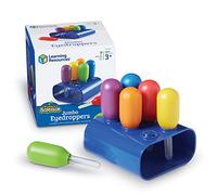 Learning Resources Cuentagotas Jumbo con Soporte Primary Science, pipetas para niños, experimentos científicos, Ciencia, Herramientas científicas, Causa y Efecto, Juguetes de Agua, sensorial, 3 años