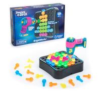 Learning Resources- Animal Design & Drill Brightworks, Aprendizaje Stem con taladradora de Juguete, 53 Piezas, +3 años, Multicolor, Medium (EI-4138)