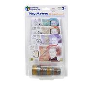 Learning Resources Dinero Británico de Juguete, Set de Billetes y Monedas en Libras Esterlinas - Juguete Educativo Infantil para Aprender a Contar y Simular Compras, Juego de Imitación, 3+ Años