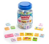 Learning Resources Dominós de Contar Historias - Juego Educativo de Lenguaje con 75 Piezas - Desarrollo de Vocabulario y Creatividad - Niños 3-5 Años - Regalo Educativo para Navidad