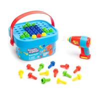 Learning Resources- Maletín Tuercas con Taladro, Multicolor, M (XLR-EI4145)