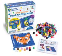 Learning Resources El Reto del Pixel Art de Stem Explorers, 402 Piezas, 5+ años,