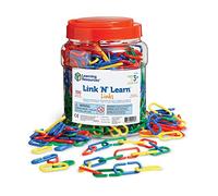 Learning Resources Eslabones Link ’N’ Learn - eslabones de 4 Colores (Set de 500)