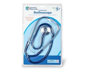 Learning Resources Estetoscopio Infantil Real - Juguete Médico Educativo STEM - Funciona de Verdad - Para Aprender Anatomía y Juego de Roles - 5+ Años