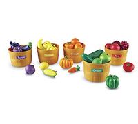 Learning Resources Farmer's Market - Juego de clasificación de Colores, 30 Piezas, Juguetes de simulación, Comida de Juego para niños pequeños, Cocina de Juego para niños pequeños, 18 Meses+