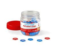 Learning Resources Fichas con las letras minúsculas, set de alfabetización de 6 conjuntos de 26 fichas con consonantes y vocales para aprender en el aula y en el hogar, 3+ años de edad