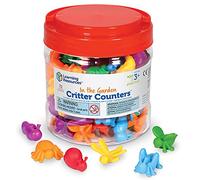 Learning Resources Figuras de insectos del jardín In the Garden Bug Counters, cubo de 72