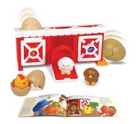 Learning Resources Gallinero El Escondite Peeksville, Juguete Educativo para Desarrollar la Motricidad y la Resolución de Problemas, Juego de Memoria. Montessori Bebé 18 Meses Niño y Niña 1 2 3 Años +