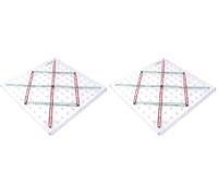 Learning Resources Geoplano Transparente con Gomas elásticas, 11 x 11 Clavijas, Clavijas de plástico Duradero, Juguete didáctico de matemáticas para Aprender geometría, niños de 5 + años