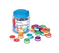 Learning Resources Minigalletas con números, Juguetes didácticos para niños, Juguetes didácticos y educativos, Juguetes Montessori para niños, 3+ años