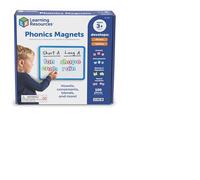 Learning Resources Imanes fonéticos con código de Colores para Aprender Sonidos y Combinaciones - 100 Piezas minúsculas - Consonantes, vocales, Blends, dígrafos y Combinaciones vocálicas 3+ años