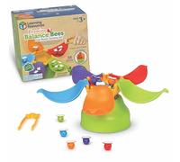 Learning Resources Juego de clasificación de motricidad Fina Equilibrio de Abejas en Flores, 3+, Actividades de Preescolar, Juguetes sostenibles Montessori de Aprendizaje, 2-4, de clasificación