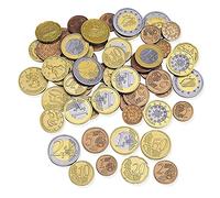 Learning Resources LSP0026-EUR - Set Monedas Euro, Monedas Juguete, Dinero de Juguete