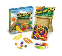 Learning Resources Juego para desarrollar Habilidades motoras Finas y Aprender los Colores Avalanche Fruit Stand