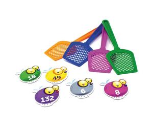 Learning Resources Juego para Practicar Las Tablas de multiplicar con matamoscas, Juegos matematicos para niños, regletas matemáticas, Educativo, Regalos, recursos educativos Primaria, 6 años