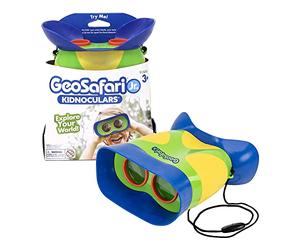 Learning Resources Kidnoculars, prismáticos para niños con Aumento 2X, 3+ | Observa animales y plantas al aire libre, descubre el entorno y deja volar la imaginación mientras juegas a ser un explorador