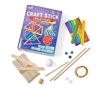 Learning Resources Kit de manualidades con palitos, 10 experimentos científicos, libro de actividades para niños de edades comprendidas entre los 9 y los 12 años, actividades de STEM