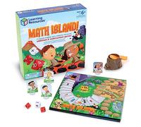 Learning Resources La Isla de Las Matemáticas Juego de Sumas y Restas para Niños de 6 Años, Juego de Mesa Educativo con Dados y Tablero