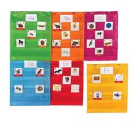 Learning Resources LER2386 Magnético Bolsillo Tabla Cuadrados Todos Grados (De 6
