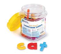 Learning Resources Letras Minúsculas Jumbo Magnéticas - Set de 72 Piezas - Actividades Montessori de Lectura y Ortografía - Regalo Educativo de Navidad para Niños 3+ Años