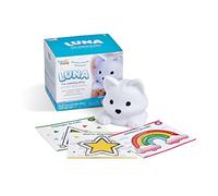 Learning Resources- Luna, la gatita calmante 3+ años aprenden a Respirar profundamente, lámpara de Noche Recargable en Forma de Animal, Alivio para la ansiedad de los niños, M (95384)