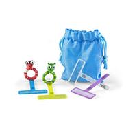 Learning Resources Marcadores FingerFocus, Herramientas para la Dislexia Infantil, Herramientas para el TDAH, visualizador Transparente de Colores para Seguir el Texto, 3+ años