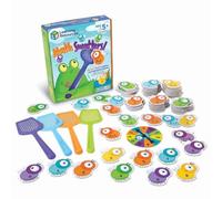 Learning Resources- Mathswatters, sumas y restas con matamoscas niños, Juegos didácticos, matemáticas de Preescolar, Montessori, 99 Piezas, 5+ años, Multicolor (LER0841)