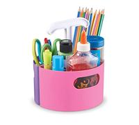 Learning Resources Miniorganizador Create-a-Space (pastel), recipiente guardar material de manualidades, el aula, taller, espacios pequeños, organizador del profesor