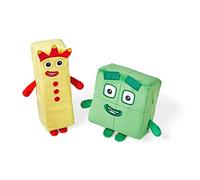Learning Resources Los juguetones Amigos Numberblocks Tres y Cuatro, muñecos de Peluche de los Numberblocks Tres y Cuatro, muñecos de Peluche, muñecos de Peluche para niños de 1 a 3 años
