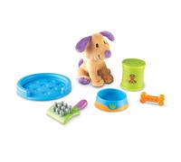 Learning Resources New Sprouts Juego de cuidado de cachorros - 6 piezas Edades 2+ Juguetes de aprendizaje para nios pequeos La primera mascota