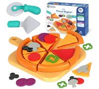 Learning Resources New Sprouts Noche de Pizza, Set de Comida de Juguete
