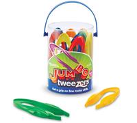 Learning Resources Niños Bañera De 12 Jumbo Agarre Fácil Plástico Pinzas