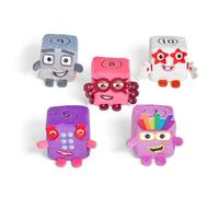 Learning Resources Numberblocks Blocklets 6-10 Set de Peluches Educativos | Peluches Coleccionables Suaves, Aprendizaje Temprano de Matemáticas, Reconocimiento Numérico y Conteo, Infantil y Preescolar